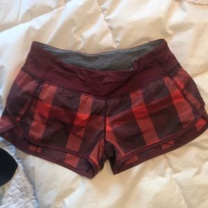 Lululemon athletic shorts- worn 2x like new!